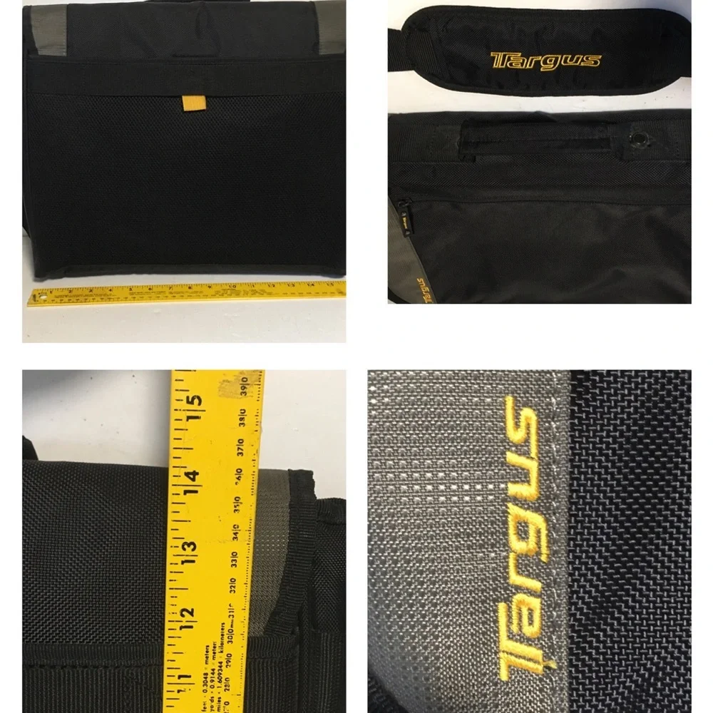 Targus Padded Laptop Bag Black Professional Office Business CB 13X16 LIKE NEW